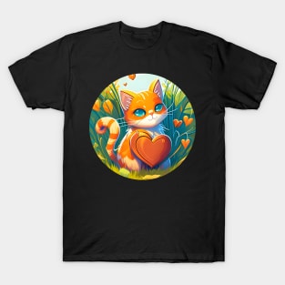 You're The Orange Cat Meow Of My Heart - Cat Lover T-Shirt